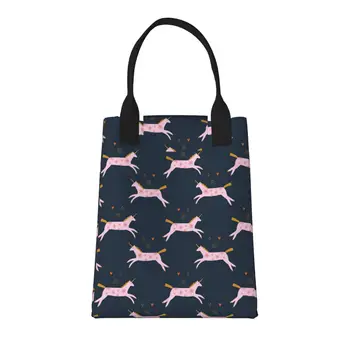 Розовая милая модная сумка для покупок в стиле бохо с ручками, многоразовая сумка для покупок Из прочной винтажной хлопчатобумажной ткани