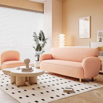 Роскошный Угловой диван в гостиной, Скандинавский современный диван, Деревянный Бархатный пол, Дизайн дивана для гостиной, Sillones, Мебель для салона