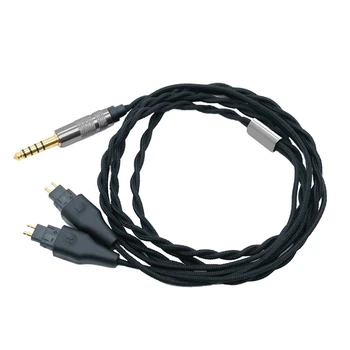 Сбалансированный кабель для наушников 4,4 мм, кабель DIY для HD580 HD600 HD650 HD660S, кабель для обновления наушников