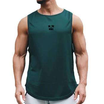 Сетчатая спортивная одежда Canotte, майка-стрингер для бодибилдинга, мужская футболка для фитнеса без рукавов, майки для мускулистых парней, спортивный жилет