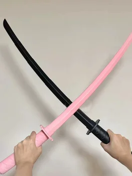 Сеть гравитационных телескопических ножей Samurai с 3D-печатью Популярная декомпрессионная игрушечная модель Длинный нож, игрушечный нож, классный подарок