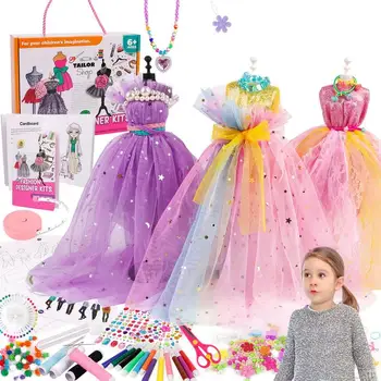 Сказочный набор для дизайна одежды, игрушки для девочек, стимулирующие воображение, игрушки для девочек, лучший подарок для