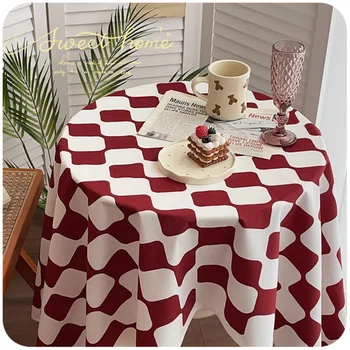 Скатерть для чайного столика во французском стиле, стол для девочек в общежитии, коврик для стола, ткань для покрытия прикроватной тумбочки