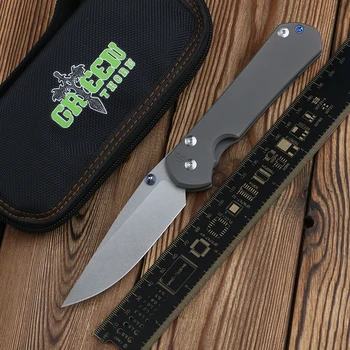 Складной нож Green thorn Large Sebenza 31 с лезвием VG10, титановой 3D ручкой TC4, походный нож для фруктов на открытом воздухе, EDC-инструмент для кемпинга