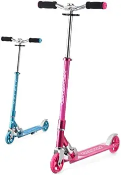 Скутер, 2-колесный складной самокат для детей, мальчиков и девочек, разных цветов