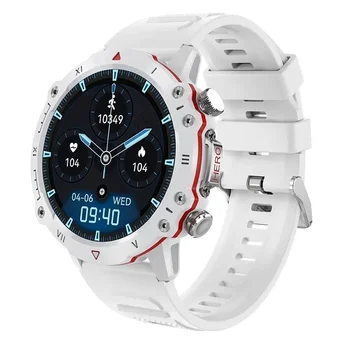 Смарт-часы D12 Мужские наручные часы для занятий спортом на открытом воздухе с 1,39-дюймовым экраном, Bluetooth-вызов, монитор сердечного ритма, фитнес-трекер, умные часы