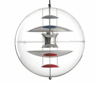 Современный светильник Ball в скандинавском стиле, роскошная минималистичная креативная люстра для виллы, кабинета и ресторана с одной головкой