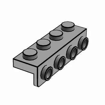 Специальный кронштейн 1x4 -1x, 4 лотка, строительные блоки, детали, игрушки MOC Brick для развивающего творчества 40 шт./лот