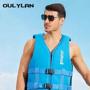 Спортивная куртка Oulylan, Неопреновый спасательный жилет, Спасательный жилет для водной рыбалки, каякинга, катания на лодках, плавания, дрифтинга, жилет безопасности для взрослых