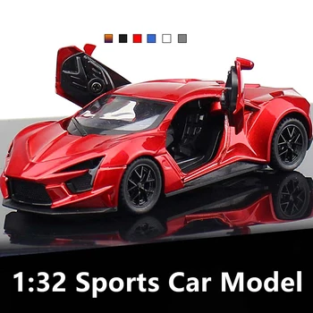 Спортивная модель из сплава 1:32, изготовленная на заказ, Металлические игрушечные транспортные средства, модели автомобилей, подарки с высокой имитацией