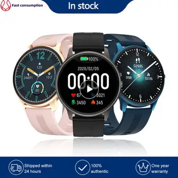 Спортивные умные часы с мониторингом сердечного ритма сна, смарт-браслет с цветным сенсорным экраном 1,28 дюйма, смарт-часы для Android Ios