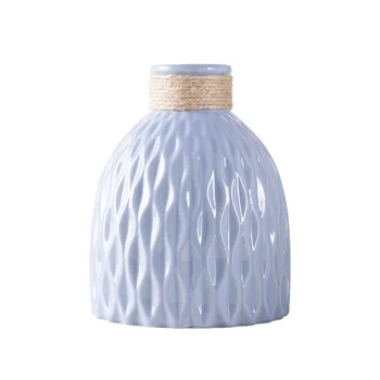 Средиземноморская Простая керамическая ваза Может быть гидропонной Простая цветочная композиция Украшение из сушеных цветов