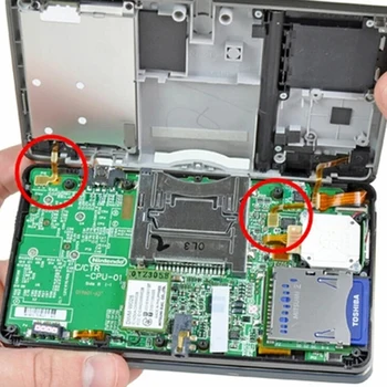 Съемная плечевая кнопка из 2 частей, левая правая, ремонт игрового автомата, замена ленточного кабеля для Nintendo 3DS