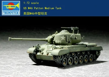 Трубач 1/72 07288 US M46 Patton Средний танк