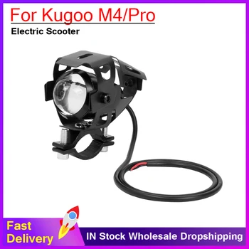 Универсальная модификация переднего света Водонепроницаемая светодиодная лампа на руле для Kugoo M4/M4 Pro Запчасти для фар электрического скутера