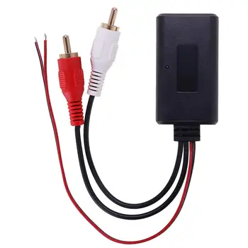 Универсальный автомобильный Bluetooth-совместимый адаптер беспроводного подключения для стереосистемы с 2 RCA AUX IN Музыкальным аудиовходом Беспроводной кабель