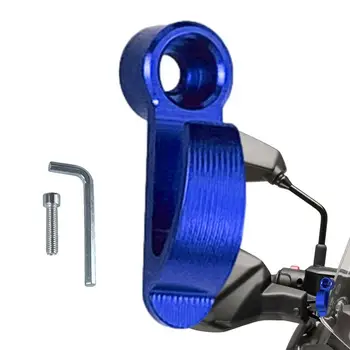 Универсальный крюк для мотоцикла с одним отверстием, Сумка для шлема, Крючок для переноски, держатель для велосипеда, Электрический скутер, Мопед, Передний крюк, Алюминиевая деталь