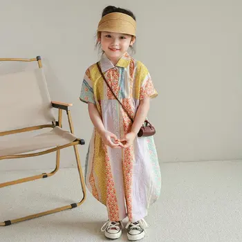 Уникальные брюки для девочек в этническом стиле | Праздничные брюки-фонарики и комбинезоны для детей 3-8 лет, комбинезоны для девочек, детская одежда