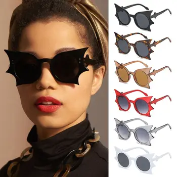 Уникальные солнцезащитные очки в форме летучей мыши в стиле стимпанк, солнцезащитные очки для женщин, мужская мода, солнцезащитные очки в стиле панк, Женские тенденции, Очки с бабочками