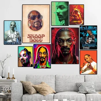Хип-Хоп Рэпер Snoop-D-Doggs Плакат Холст HD Печать Персонализированное Настенное Искусство На Заказ Живопись