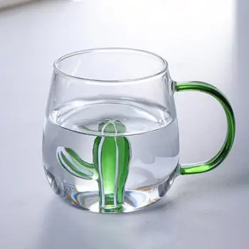 Хрустальные чашки Стеклянная 3D стеклянная чашка для питья Прозрачные многоцелевые стеклянные кофейные кружки Чашка для питья Чашка для чая Чашка Желаний Уникальный подарок
