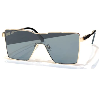 Цельные Роскошные Солнцезащитные очки Женские Мужские Брендовые Дизайнерские Квадратные Летние Солнцезащитные очки для вождения на открытом воздухе С линзой UV400 Солнцезащитные Очки