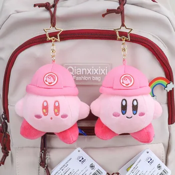 Японский стиль, Новый кулон Kawaii Kirby, наполненный плюшем, Украшение сумки для пары, Милая игрушка в виде сердца для девочек, подарок-брелок для ключей