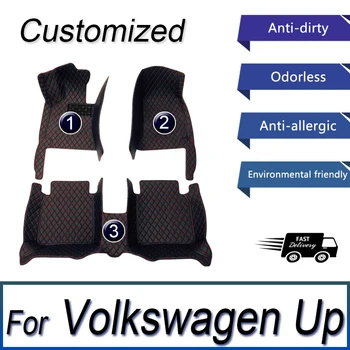 Автомобильный Коврик Для VW Volkswagen Up 2012 ~ 2019 Водонепроницаемый Tapete Automotivo Para Carro Автомобильные Коврики Accessoire Voiture Автомобильные Аксессуары