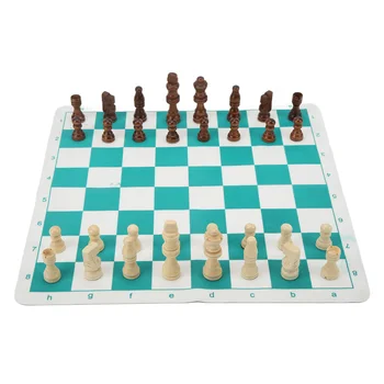 Набор шахматных фигур, доска с противоскользящим войлочным дном, умеренный размер, легкая глянцевая поверхность, набор шахмат для игры для профессионалов